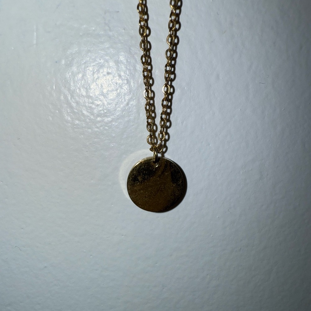 Bohme Small Gold Coin Necklace